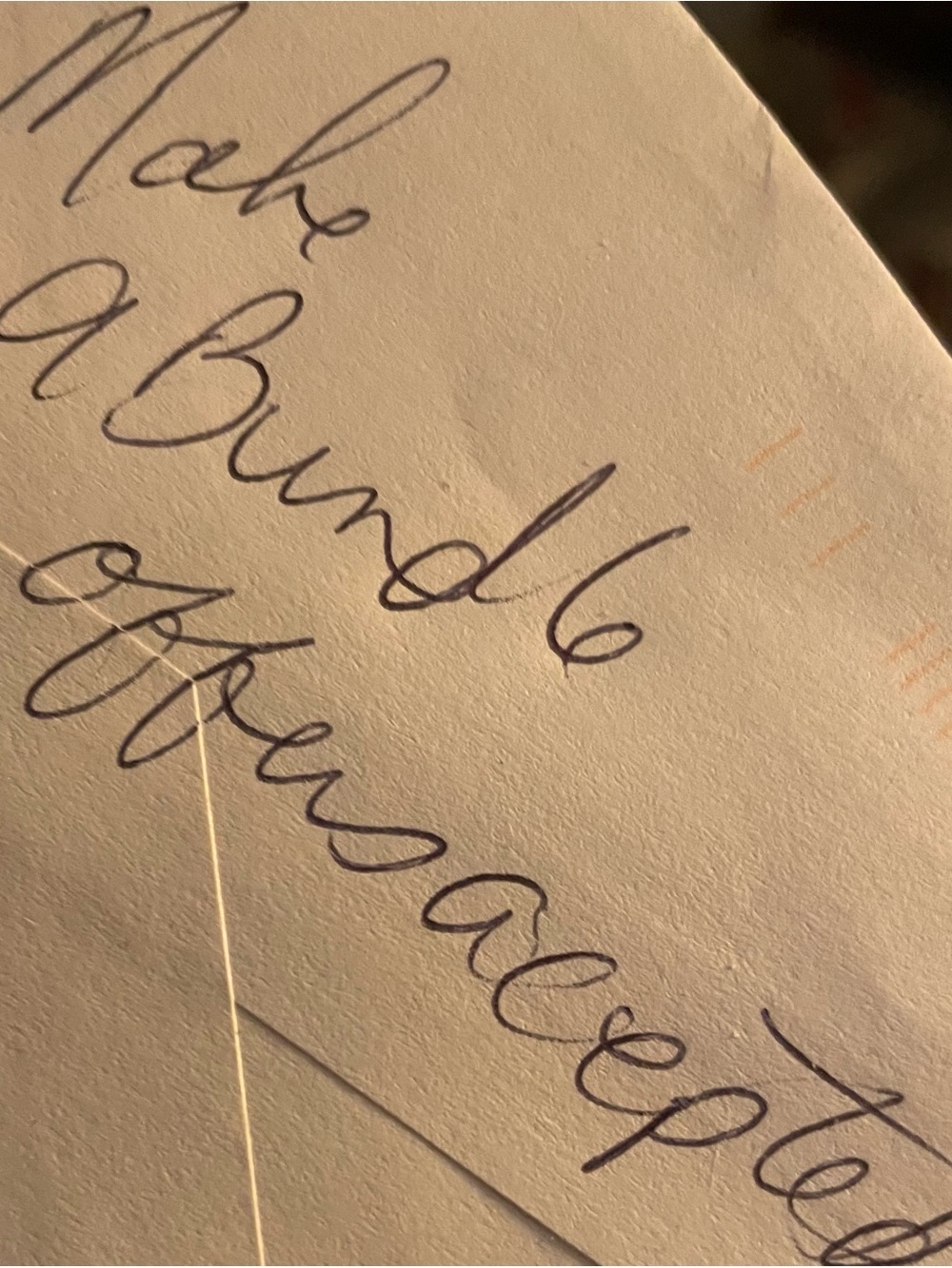 Handwritten Script